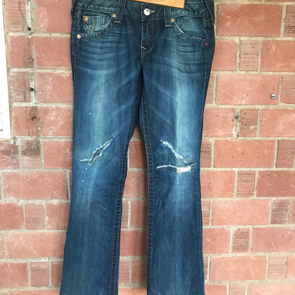 True Religion  jeans womens size 29, distressed. 
Bootcut